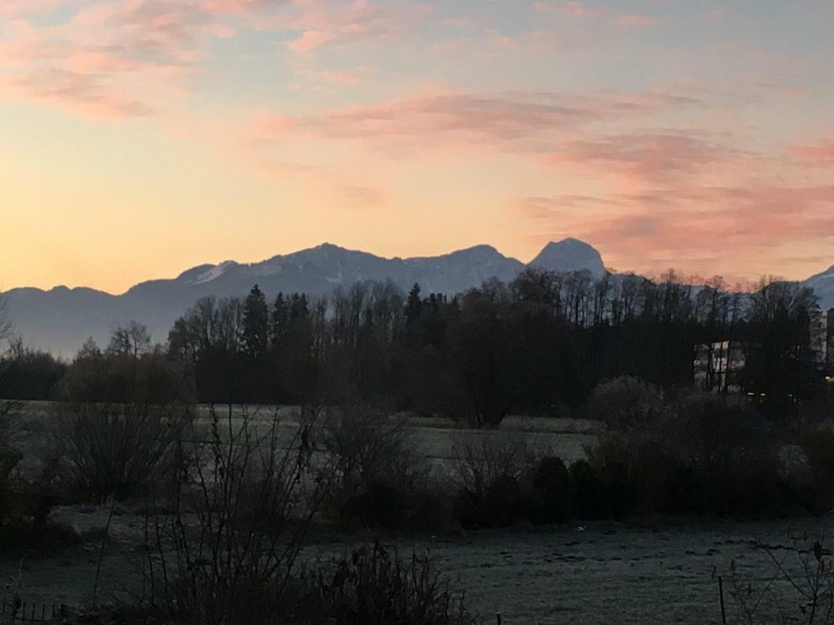 Ferienwohnung Bergblick Bad Aibling Esterno foto